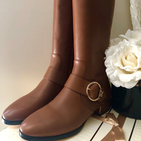 🎀 Tory Burch”Sofia” Buckled High Riding Boots - Picture 8 of 8